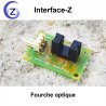 Fourche optique Interface-Z - Interrupteur lumineux infra-rouge, détection d'objet en rotation.