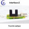 Fourche optique Interface-Z - Interrupteur lumineux infra-rouge, détection d'objet en rotation.
