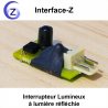 Creates an optical barrier that can go up to 7 cm wide