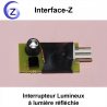 Small and discreet, easy to embedd on a device or in a mechanism