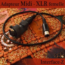 Adaptateur Midi - XLR - Cartes Interface-Z, électronique en art et événementiel