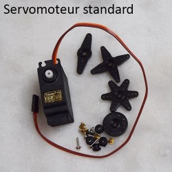 Servomoteur standard et têtes interchangeables