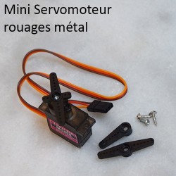 Mini Servomoteur avec rouages métalliques