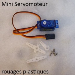 Mini Servo plastique + accessoires