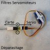 Filtre et mini-servomoteur