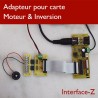 Moteur courant continu + adapteur dominos pour carte Bidi