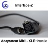 Adaptateur Midi - XLR