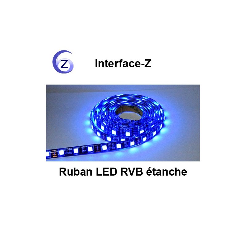 Ruban LED RVB étanche trichromie