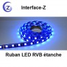 Ruban LED RVB étanche trichromie