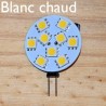 Ampoule LED 12V blanc chaud, éteinte