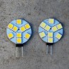 Eclairages LED 12V 3 Watts blancs, 2 couleurs